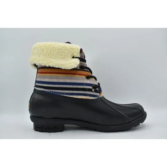 Pendleton Womens Size 9 Bridger Strip Mid Waterproof Insulated Duck Boots Shoes - Picture 7 of 11